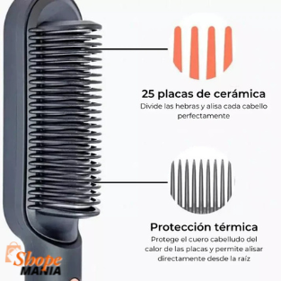 EASY BRUSH™ 2 EN 1 CEPILLO ALISADOR + PROTECTOR TÉRMICO GRATIS